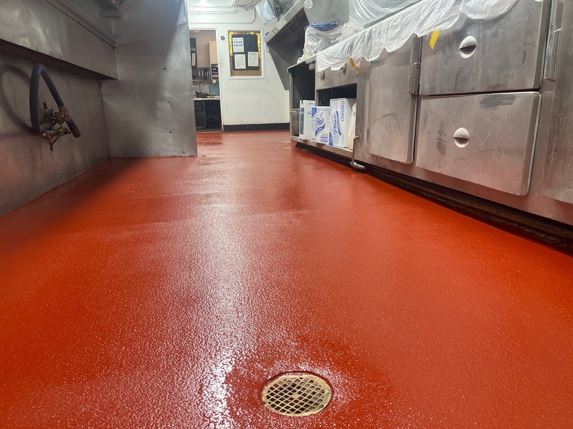 commercial kitchen floor